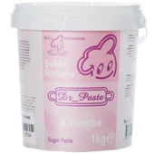 Dr Paste Şeker Hamuru 1 Kg - Bebe Pembe thumbnail 1
