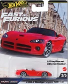 Mattel Hot Wheels Fast Furios Premium Arabalar 5 Li Set thumbnail 3
