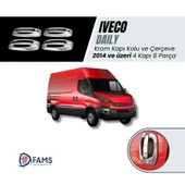 Iveco Daily Krom Kapı Kolu+Çerçeve 4 Kapı 8 Parça 2014> Paslanmaz Çelik thumbnail 1