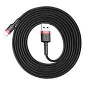 Baseus Cafule 1.5 A Lightning 2 Metre Şarj Kablosu CALKLF-C19 - Siyah thumbnail 1