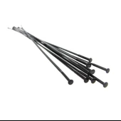 Sapim CX Ray SP Jant Teli Straight Pull Düz Başlı 276mm Siyah thumbnail 4