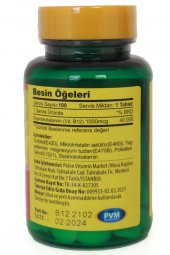 Vitapol Vitamin B-12 1000 Mcg 100 Tablet thumbnail 2