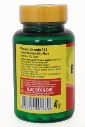 Vitapol Vitamin B-12 1000 Mcg 100 Tablet thumbnail 3