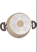 Falez Creamy Granit 28 Cm Derin Tencere thumbnail 5