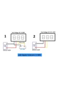 100V 10A Voltmetre Ampermetre DSN-VC288 thumbnail 8