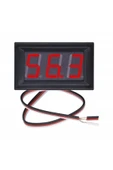 0.56" 0-100V Kırmızı Voltmetre thumbnail 1