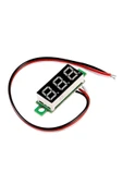 0.28" 0-100V Kırmızı Voltmetre thumbnail 3