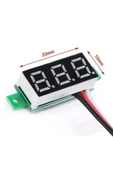 0.28" 0-100V Kırmızı Voltmetre thumbnail 7