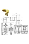 SMA PCB Tip Soket 90 Derece SMA-KWE thumbnail 8