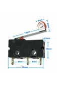 Makaralı Micro Switch Anahtar 5A Kw123 thumbnail 1