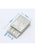 Usb Type A Erkek Soket Lehimlenebilir thumbnail 1