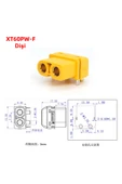 XT60PW Pcb Montaj Erkek Dişi Çift thumbnail 6