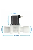 Plastik Solenoid Valf DC 12V thumbnail 8