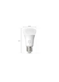 Philips Hue Beyaz Akıllı Başlangıç Seti 2'li Bluetooth Özellikli Akıllı Ampul thumbnail 4