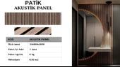 AKUSTİK DUVAR PANELİ 60X260 CM PATİK thumbnail 1