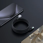 Mcdodo CA-5650 Usb Typec Şarj Kablo 1.2M-Siyah thumbnail 2