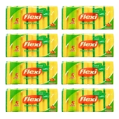 Flexi Oluklu Bulaşık Süngeri 5 li x 8 Adet thumbnail 1