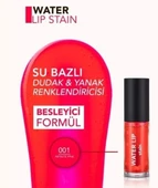 Flormar Water Lip Stain 001 Infinite Pink thumbnail 5