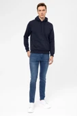 Süvari Kapüşonlu Yaka Regular Kalıp Düz Antrasit Sweatshirt thumbnail 11