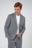 Slimfit Düz Takım Elbise thumbnail 2