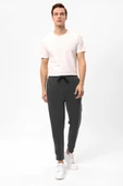 Slim Kalıp Düz Jogger Pantolon thumbnail 3