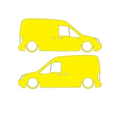 Basık Ford Connect Sticker 16x5 Cm thumbnail 7