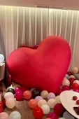 Beysüs Dev Kalp Folyo Balon 145 cm thumbnail 1