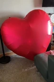 Beysüs Dev Kalp Folyo Balon 145 cm thumbnail 6