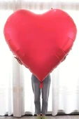 Beysüs Dev Kalp Folyo Balon 145 cm thumbnail 4