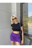 Asimetrik Kesim Mini Etek thumbnail 7