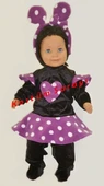 Bebek Minnie Mouse Kostümü Taçlı thumbnail 1