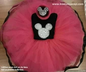 Siyah Tütü Minnie Mouse İşlemeli thumbnail 6