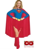 Super Girl Kostümü Yetişkin thumbnail 2