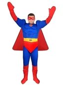 Yetişkin Superman Kostümü Kaslı thumbnail 2
