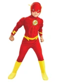 Flash Kostümü Kaslı Lüks thumbnail 1