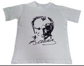 Atatürk Baskılı Tişört Yetişkin thumbnail 1