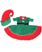 Noel Cini Kız Çocuk Elf Kostümü thumbnail 2