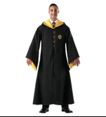 Harry Potter Hufflepuff Kostümü Yetişkin thumbnail 2