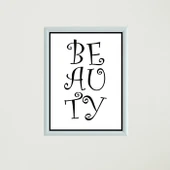 Beauty Çerçeveli Poster Tablo thumbnail 5