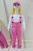 Bahçıvan Tulum ve Şapka Set Pembe thumbnail 1