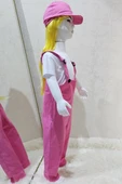 Bahçıvan Tulum ve Şapka Set Pembe thumbnail 2