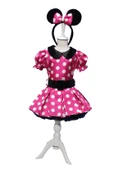 Minnie Mouse Elbise Pembe thumbnail 3