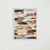 Taş Desen Çerçeveli Poster Tablo thumbnail 6
