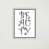 Beauty Çerçeveli Poster Tablo thumbnail 3
