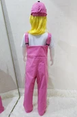 Bahçıvan Tulum ve Şapka Set Pembe thumbnail 3