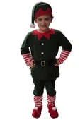 Noel Cini Erkek Çocuk Elf Kostümü thumbnail 1
