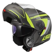 LS2 STROBE 2 PHANTOM MAT TITANIUM-NEON SARI KASK thumbnail 8