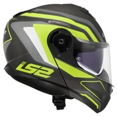 LS2 STROBE 2 PHANTOM MAT TITANIUM-NEON SARI KASK thumbnail 5