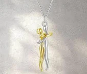 Sevgiliye Özel Çelik kolye Sns2052 thumbnail 3