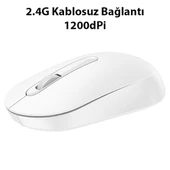 HOCO GM14 Platinium 1200dPi 2.4G Bluetooth Kablosuz Optik Mouse thumbnail 8